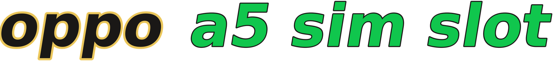 oppo a5 sim slot logo